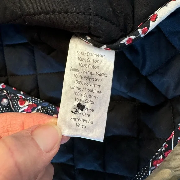 NWOT Vera Bradley Perennials Patchwork Quilted Jacket size Small - Picture 8 of 17